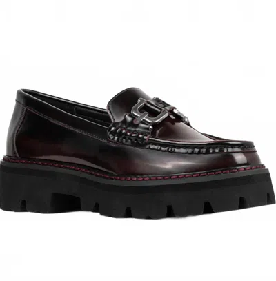 Donald Pliner Women's Marvell Moc Toe Loafer In Bordueax In Brown