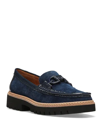 Donald Pliner Women's Moc Toe Loafers In Blue
