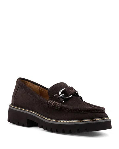 Donald Pliner Women's Moc Toe Loafers In Brown