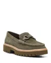 Donald Pliner Helioci Loafer In Military Green