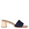 Donald Pliner Women Nayla Navy Casual In Gold