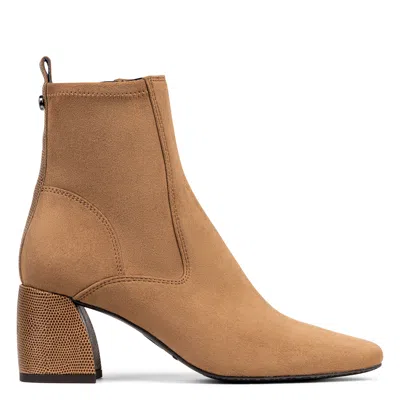 DONALD PLINER WOMEN NIRI SADDLE STRETCH SUEDE BOOT