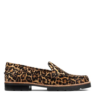 Donald Pliner Women Ombre Natural Black Leopard Casual In Animal Print