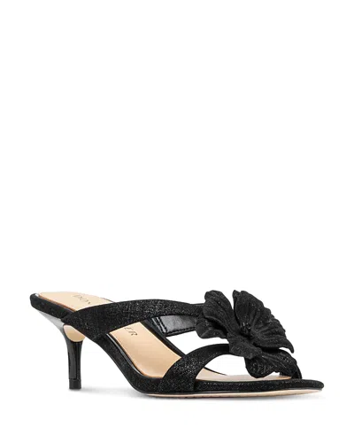 Donald Pliner Women's Paloma Mid Heel Slides In Black