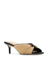 Donald Pliner Women's Patrice Mid Heel Mule Sandals In Brown