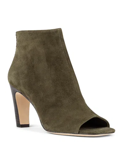 Donald Pliner Women's Peep Toe High Heel Shooties In Military Green