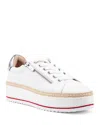 Donald Pliner Women Dew Platform Sneaker In White In White