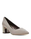 Donald Pliner Women's Pointed Toe Block Heel Pumps In Light Taupe