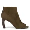 Donald Pliner Women's Peep Toe High Heel Shooties In Military Green