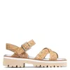 Donald Pliner Women Pyper Natural Silver Cork Casual In Brown