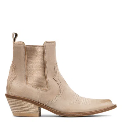 Donald Pliner Women Quinnie Taupe Bootie In Brown