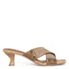 Donald Pliner Haze Sandal In Saddle