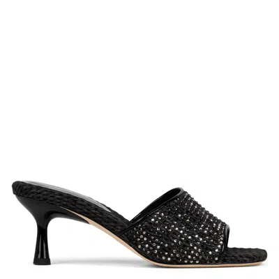 Donald Pliner Women Rikki Black Embellished Dress