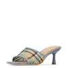 Donald Pliner Raffia Slide Sandal In Blue