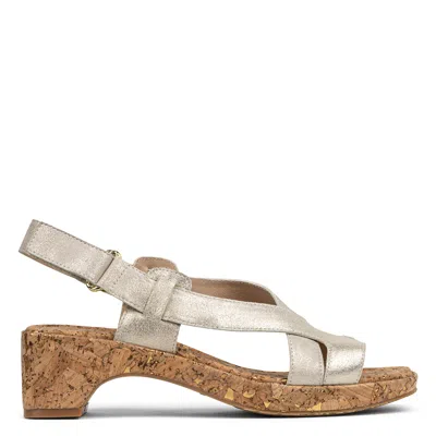 Donald Pliner Women Romin Platino Casual In Silver