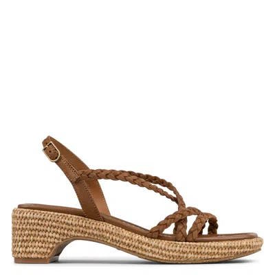 Donald Pliner Women Rosalie Saddle Braided Casual In Brown