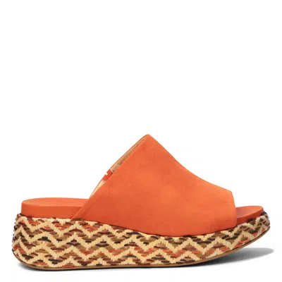 Donald Pliner Women Ruth Orange Casual In White