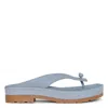 Donald Pliner Platform Flip Flop In Denim