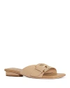 Donald Pliner Women's Slip On Buckled Slide Sandals In Camel