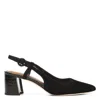 Donald Pliner Shanie Suede Slingback In Black