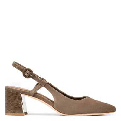 Donald Pliner Women's Song Shoe In Bark Suede In Multi