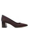 Donald Pliner Women Suzette Dark Brown Suede Dress In Dark Brown Suede