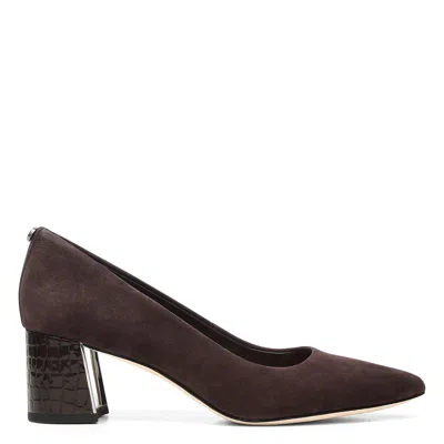 Donald Pliner Women Suzette Dark Brown Suede Dress In Black