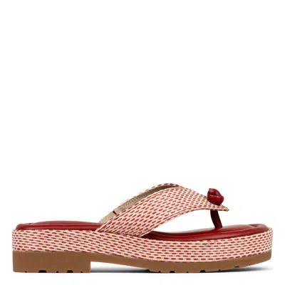 Donald Pliner Women Sylver Tomato Casual In Red