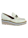 DONALD PLINER WOMEN'S TABITHA WEDGE LOAFERS IN OYSTER