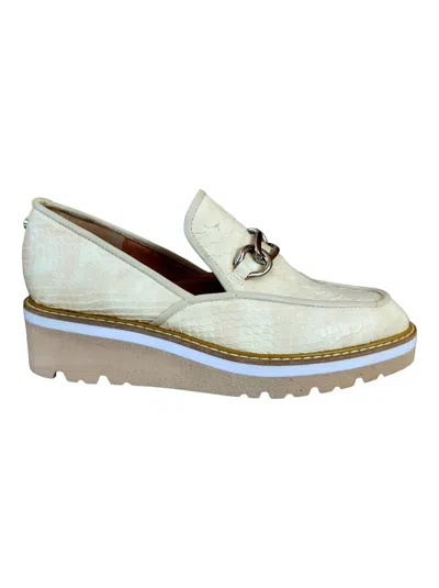 Donald Pliner Women's Tabitha Wedge Loafers In Oyster In White