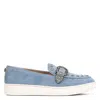 Donald Pliner Women Tamara Blue Denim Casual In Blue Denim