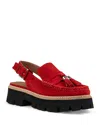 Donald Pliner Marsha 2 Slingback Loafer In Tomato