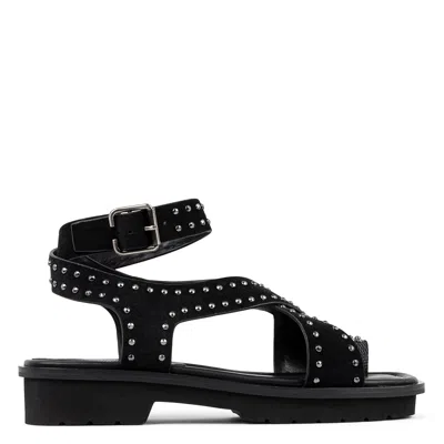 Donald Pliner Women Thalita Black Suede Casual