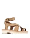 Donald Pliner Thalita Toe Loop Sandal In Tobacco