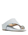 Donald Pliner Vesnaspan Wedge Slide Sandal In Light Blue