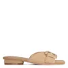 Donald Pliner Women's Slip On Buckled Slide Sandals In Camel