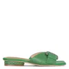 Donald Pliner Buckle Slide Sandal In Emerald