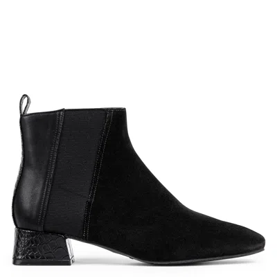 Donald Pliner Women Travis Black Suede Bootie