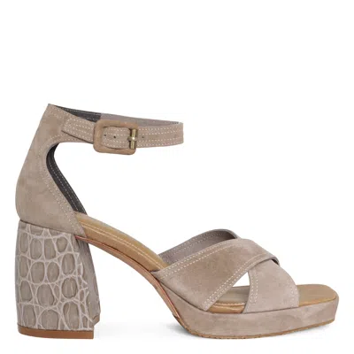 Donald Pliner Women Trista Taupe Dress In Gray