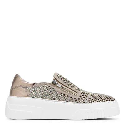 Donald Pliner Women Uma Platinum Casual In Brown
