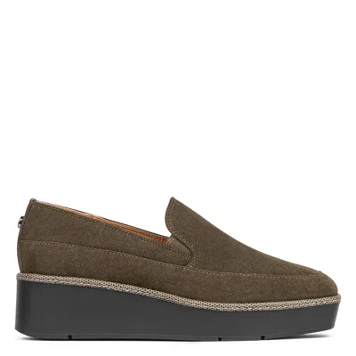 Donald Pliner Women Wallis Military Green Casual In Black