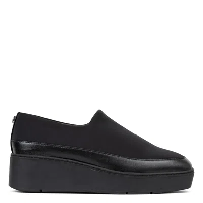 Donald Pliner Wedge Slip-on Loafer In Black
