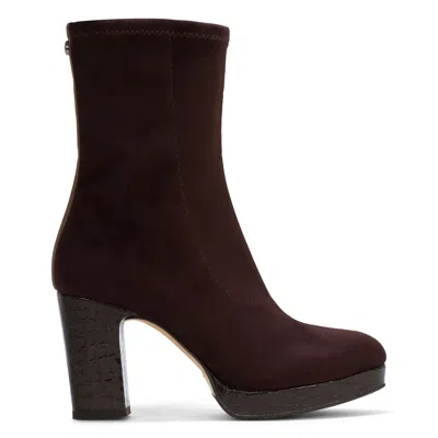 Donald Pliner Women Zari Dark Brown Boot In Black
