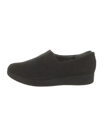 Pre-owned Donald Pliner Wool Mules In Black