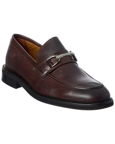 Donald Pliner Yuriel Leather Loafer In Brown