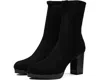 Donald Pliner Zari Boot Women's Black Almond Toe Block Heel Bootie Jobb519 In Black