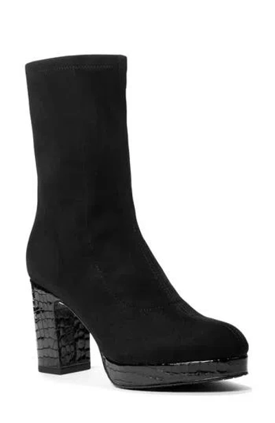 Donald Pliner Zaris Platform Bootie In Black