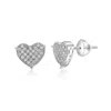 Donatello Gian 0.26ct Heart Moissanite Earrings