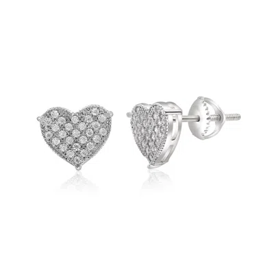 Donatello Gian 0.26ct Heart Moissanite Earrings