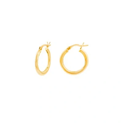 Donatello Gian 14k Gold Small Hoop Earrings